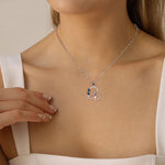 Heart-Shaped Dog Pendant Necklace
