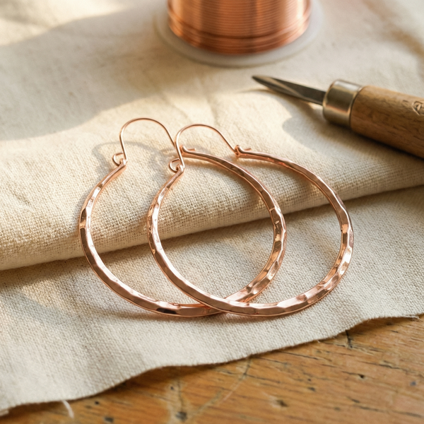 Willow | Copper Earrings
