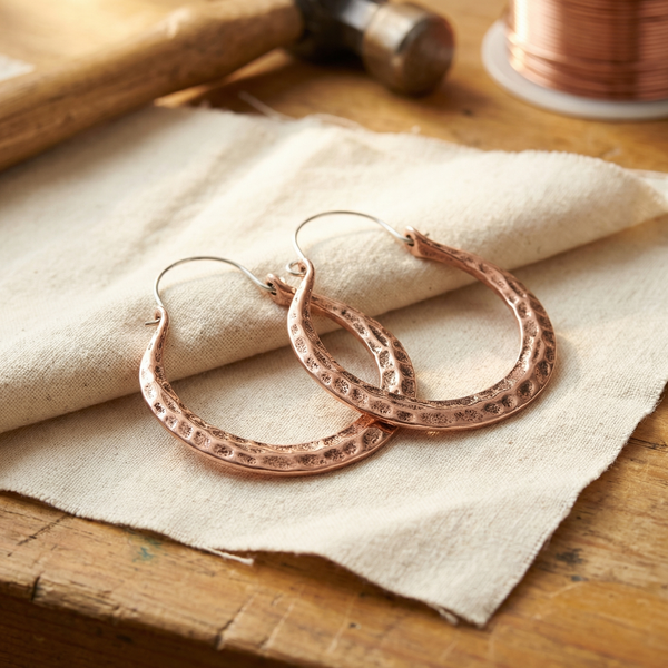 Ember | Copper Earrings