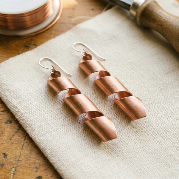 Dusk | Copper Earrings