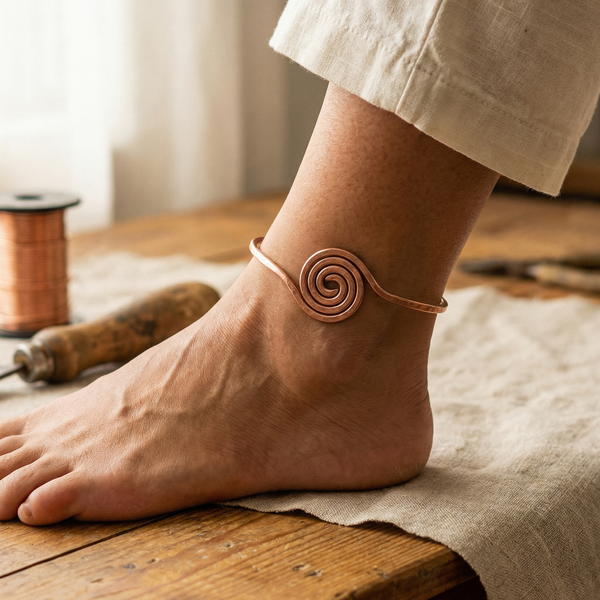 Shore | Copper Anklet