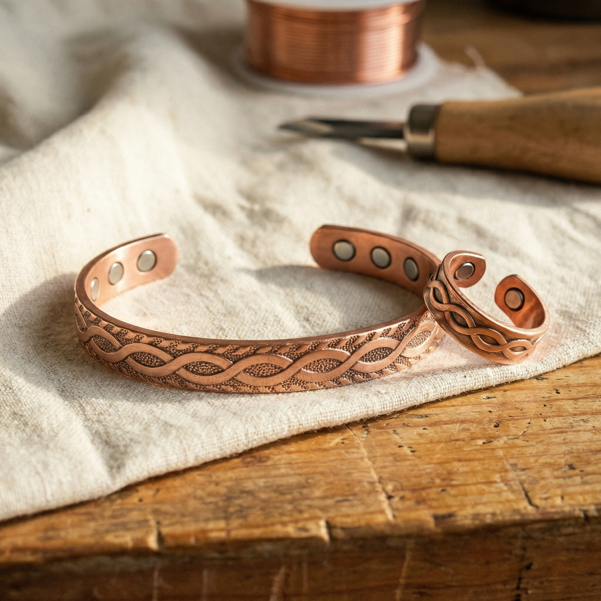 Knot Copper Set - Susan’s Jewelry
