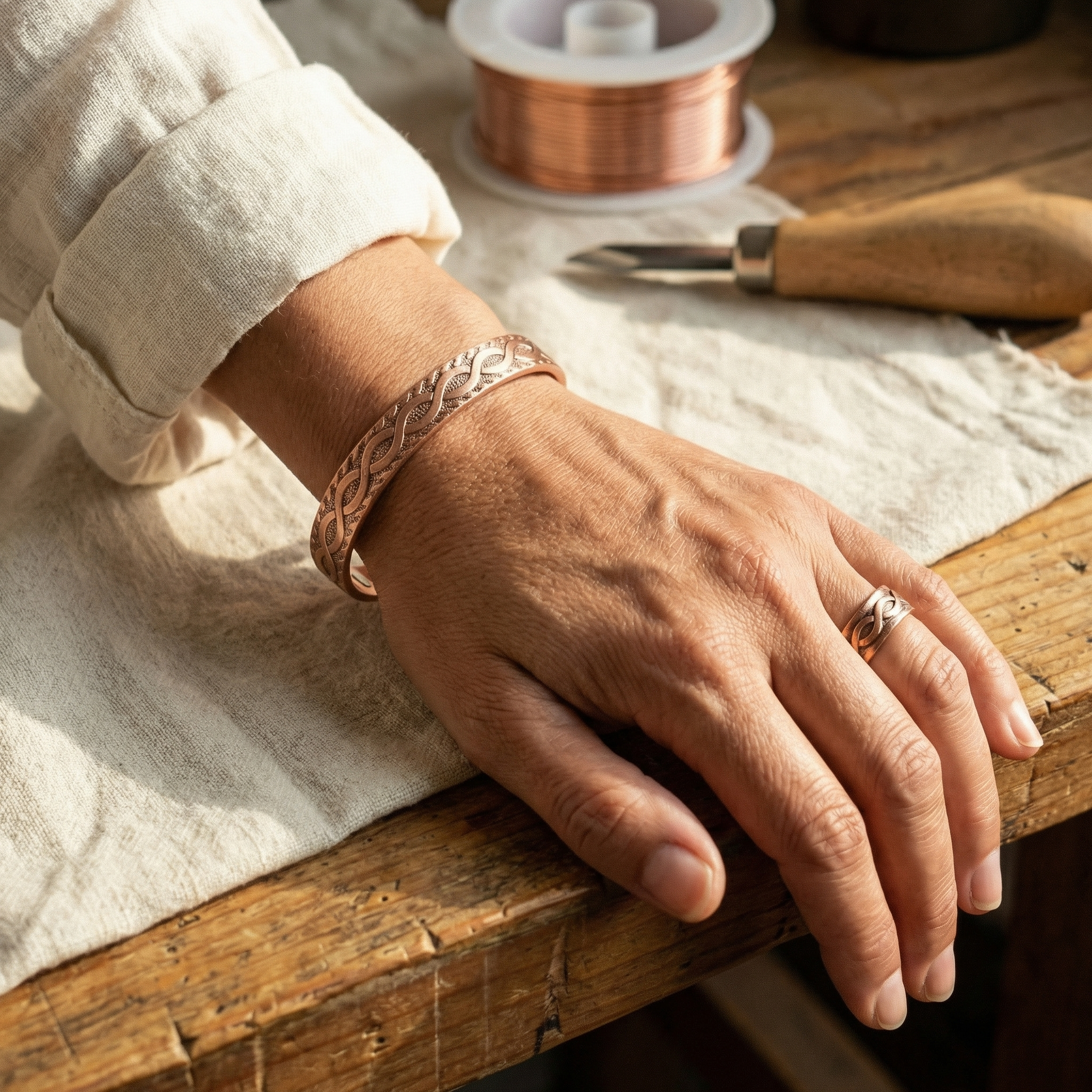 Knot Copper Set - Susan’s Jewelry - image 2