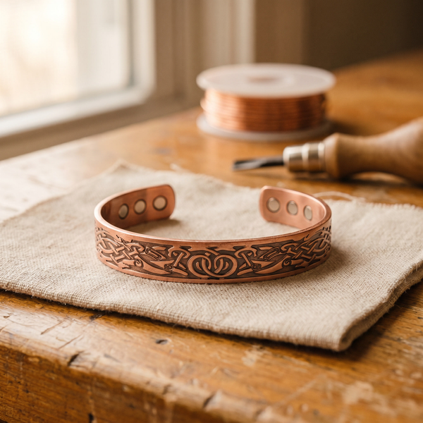 Moss Sand | Copper Bracelet