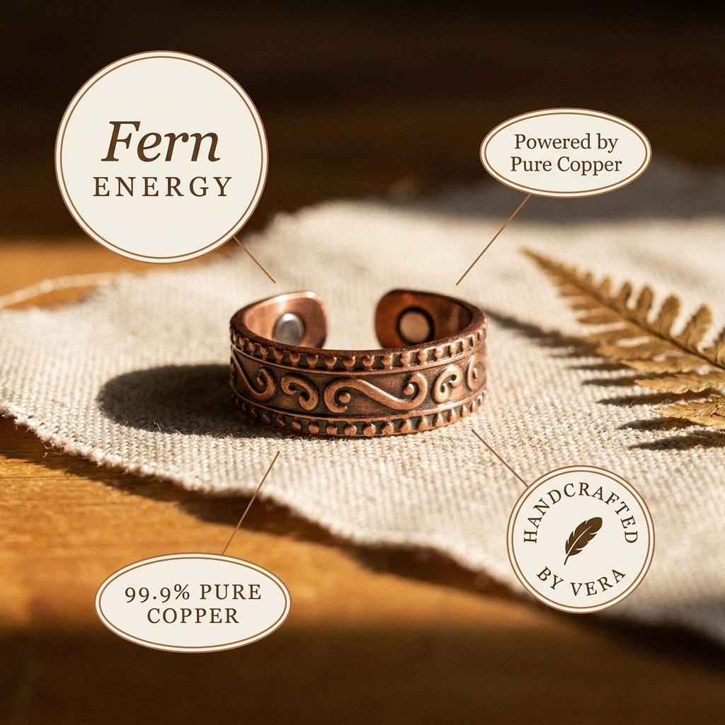 Fern Copper Ring - Susan’s Jewelry - image 5