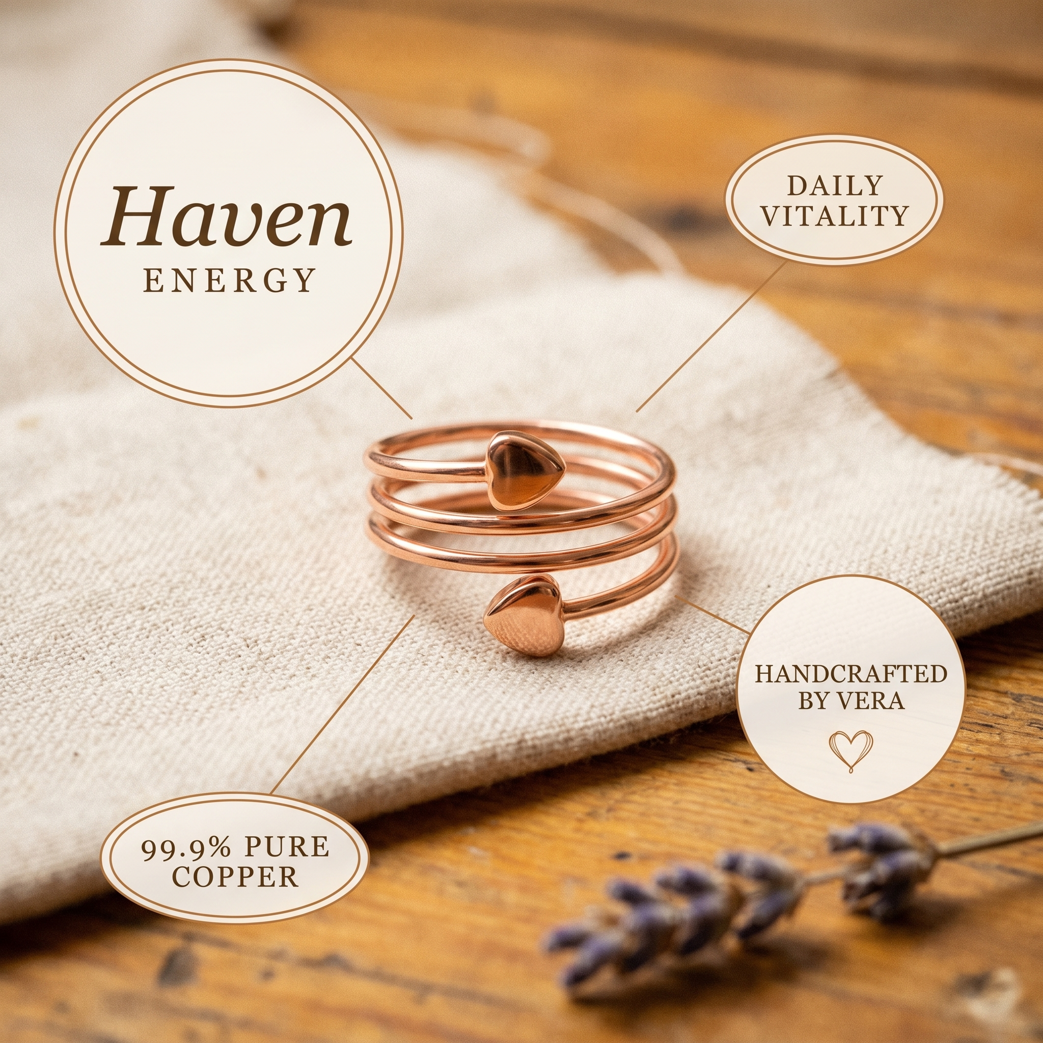 Haven Copper Ring - Susan’s Jewelry - image 5