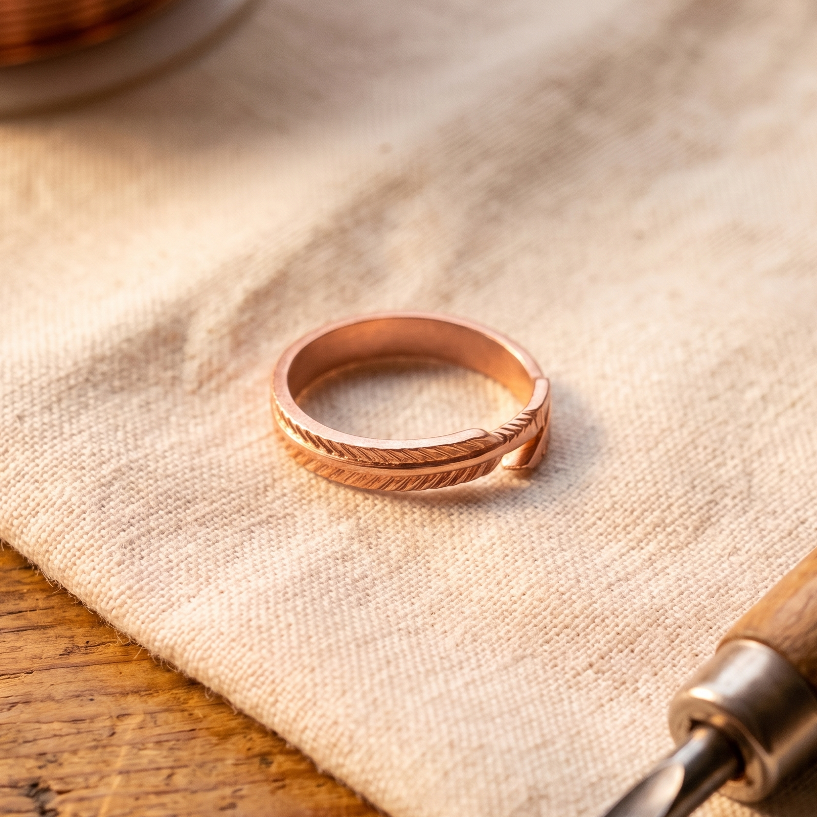 Root Copper Ring - Susan’s Jewelry