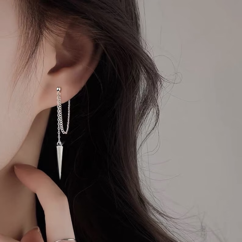 Vintage Silver Drop Earrings