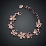 Vintage Roses Flower Bracelet