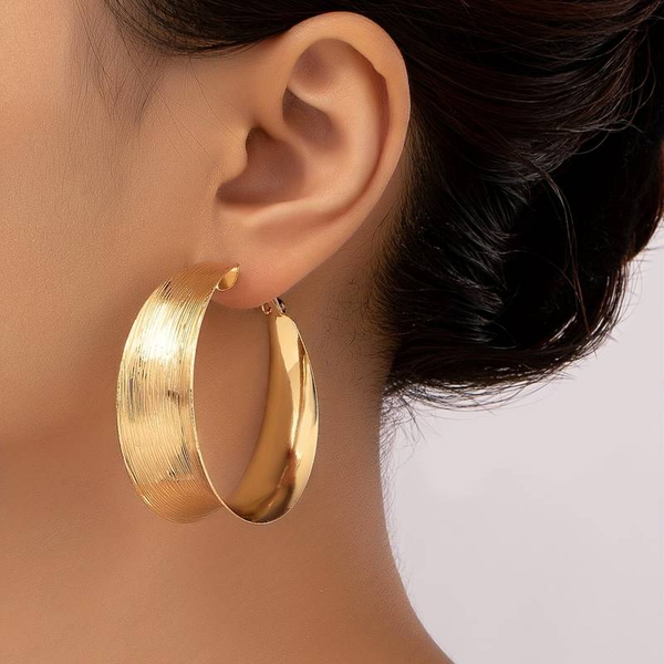 Vintage Gold Openwork Earrings