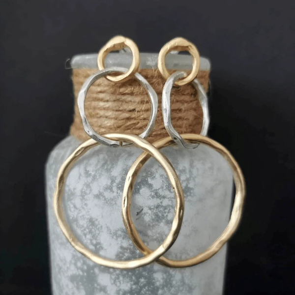 Vintage Gold & Silver Earrings