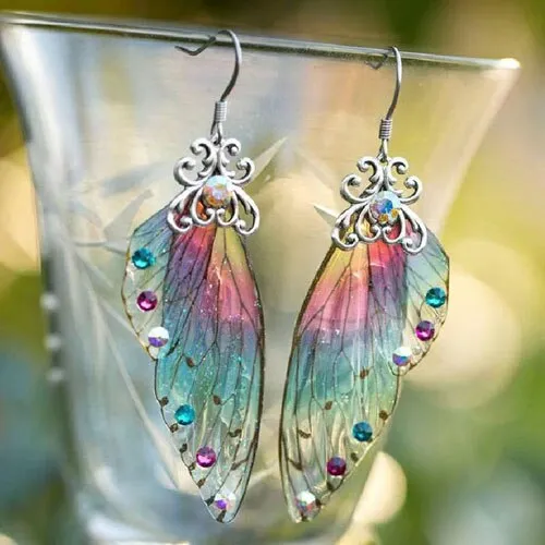 Vintage Fairy Vleugels Earrings