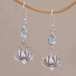 Vintage Drop Flower Earrings