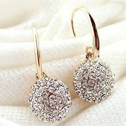 Vintage Crystal Drop Earrings