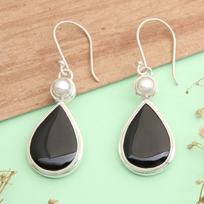 Vintage Black Earrings