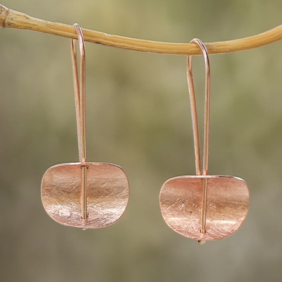 Vintage Bronze Drop Earrings