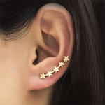 Vintage Gold Sterren Earrings