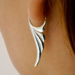 Vintage Silver Vleugel Earrings