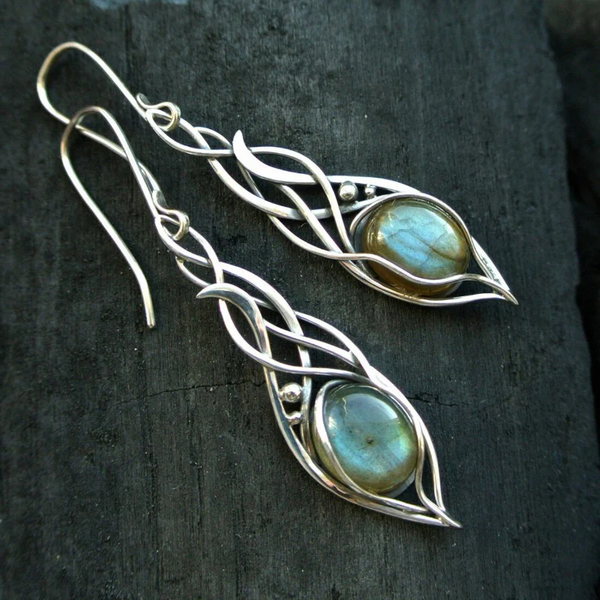 Vintage Opal Drop Earrings