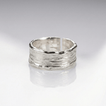 Handmade Gold Silver Two Tone Ring — (Adjustable)