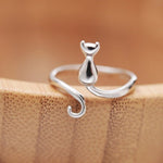 Stainless Steel Cat Ring