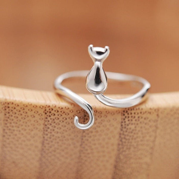 Stainless Steel Cat Ring