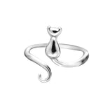 Stainless Steel Cat Ring
