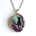 Starry Night Cat Necklace