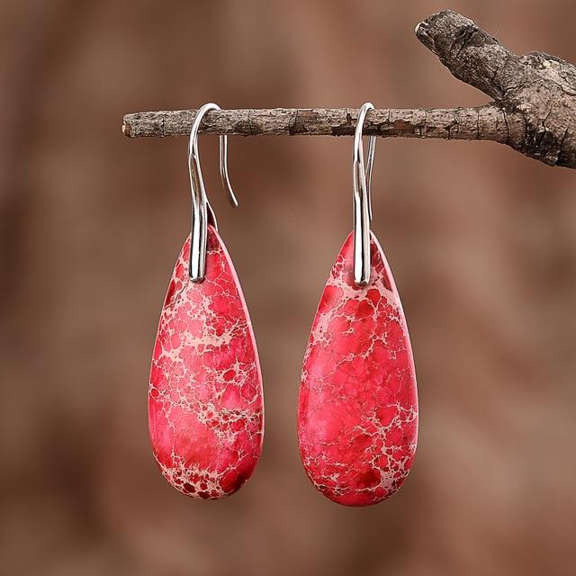 Imperial Jasper Drop Earrings